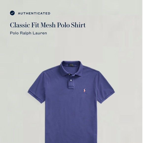 Classic Fit Mesh Polo Shirt - Picture 2 of 4